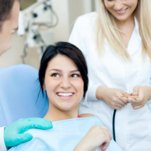 Paciente em um consultório